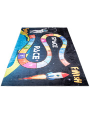 Kolorowy dywan dziecięcy z grą w kosmosie - Cebo 4X