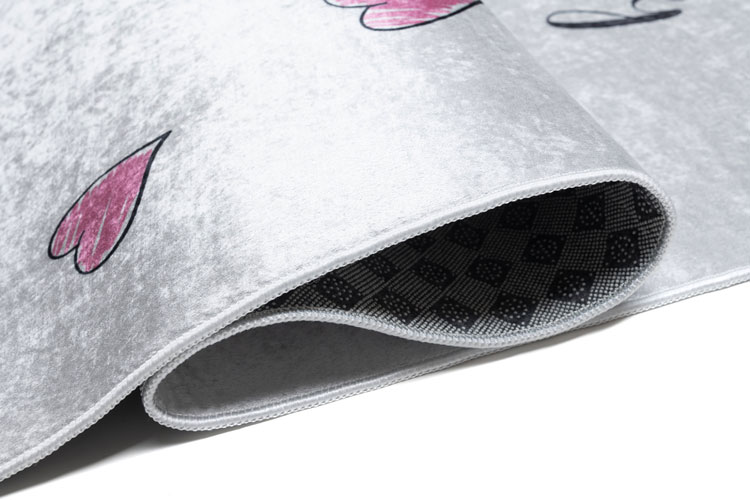 Jasnoróżowy dywan dla dziewczynki z baletnicą Oprusi 4X