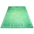 Zielony prostokątny dywan z boiskiem - Luni 4X