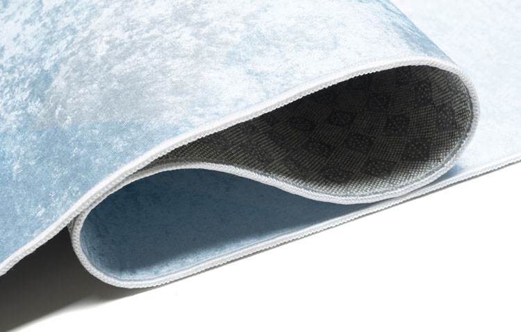 Prostokątny niebieski dywan z misiem Limi 3X