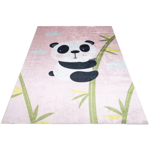 różowy dywan z misiem pandą dla dzieci Limi 3X