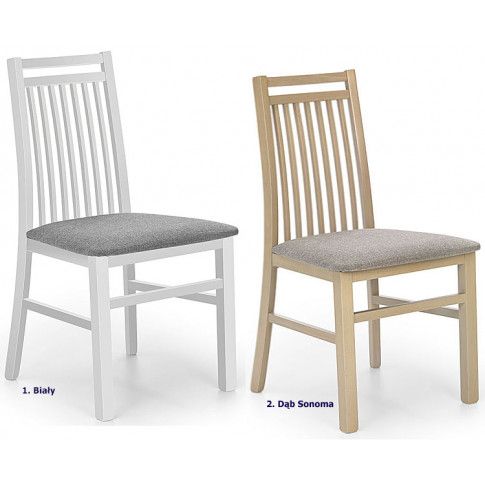 Zdjęcie krzesło drewniane patyczak Robbie - białe - sklep Edinos.pl