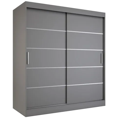 Szafa przesuwna antracytowa 180cm Livia 5X