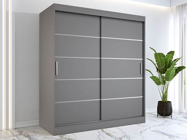 przesuwna szafa na ubrania Bohosa 5X