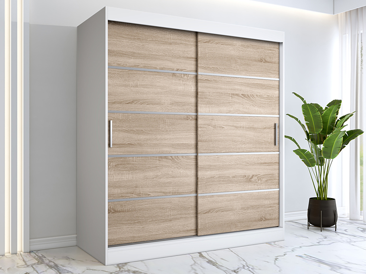 przesuwna szafa na ubrania Bohosa 5X