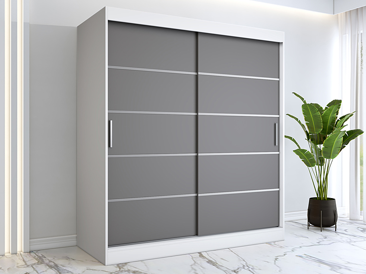 przesuwna szafa na ubrania Bohosa 5X