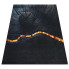 Czarny nowoczesny dywan Eglam 3X