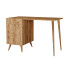 Skandynawskie biurko z szufladami dąb craft - Elara 4X