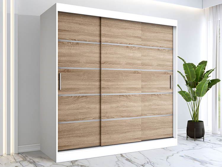 przesuwna szafa na ubrania Bohosa 6X