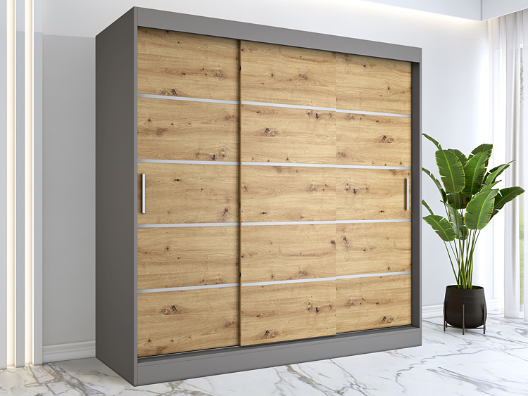 przesuwna szafa na ubrania Bohosa 6X