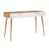 Skandynawskie biurko dąb craft + biały - Elara 6X