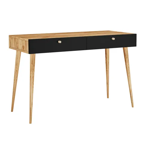 Biurko Elara 6X dąb craft czarny