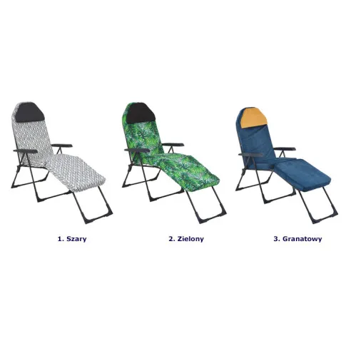 Kolory leżaka ogrodowego Adix