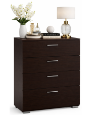 Komoda biurowa z szufladami wenge 80cm - Hreida w sklepie Edinos.pl