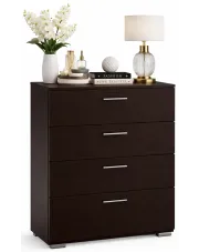 Komoda z szufladami wenge 80cm - Hreida w sklepie Edinos.pl