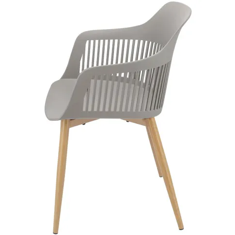 szare krzesło nowoczesne Sazo 3X
