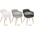 kolory nowoczesnego krzesła z ażurowym oparciem Sazo 3X