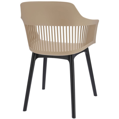beżowe krzesło kuchenne nowoczesne Sazo 4X