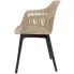 beżowe krzesło tarasowe Sazo 4X