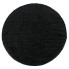 Czarny nowoczesny dywan koło shaggy - Moxi