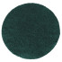 Zielony dywan koło z dłuższym włosiem - Moxi