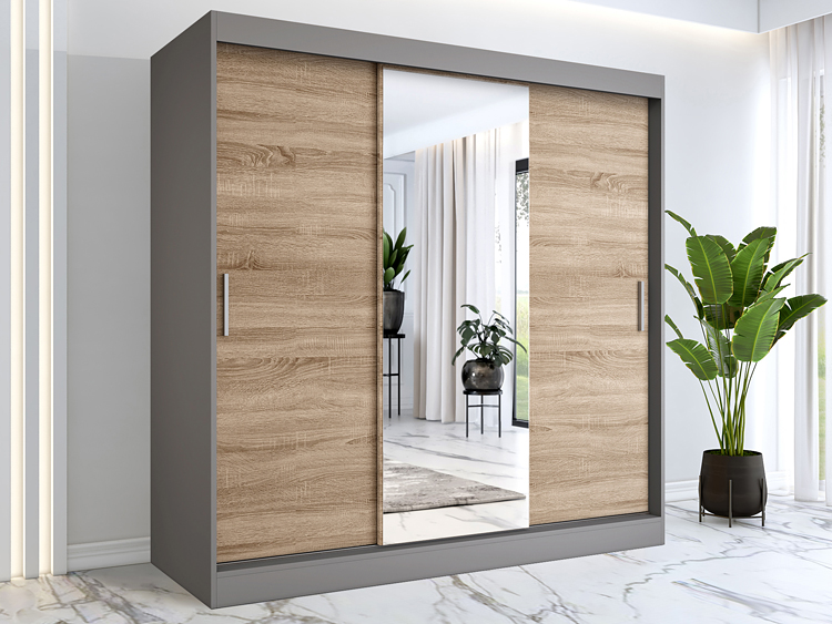 Przesuwna szafa na ubrania Massi 6X