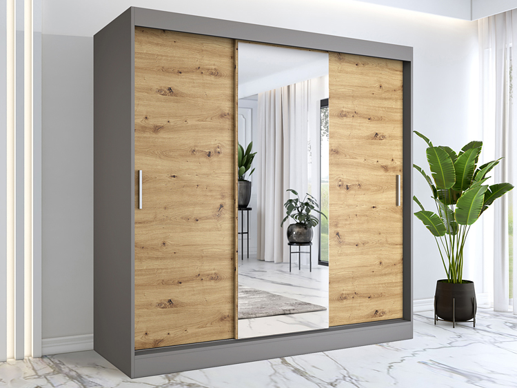 Przesuwna szafa na ubrania Massi 6X