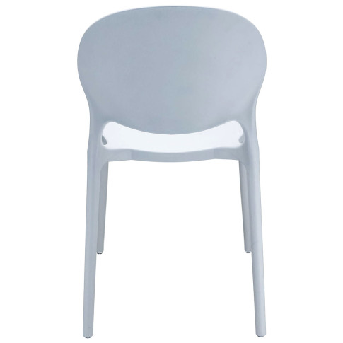 białe krzesło tarasowe Iser