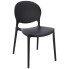 czarne krzesło nowoczesne na taras Iser