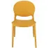 musztardowe krzesło do nowoczesnej kuchni Iser