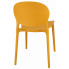 musztardowe krzesło nowoczesne do salonu Iser