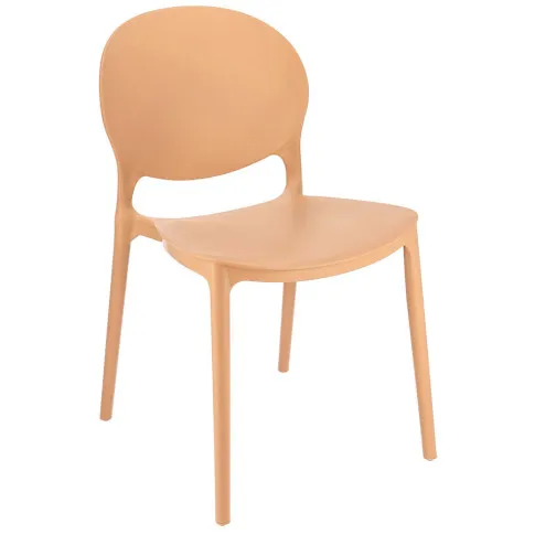 beżowe nowoczesne krzesło ogrodowa Iser