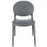 szare krzesło nowoczesne Iser