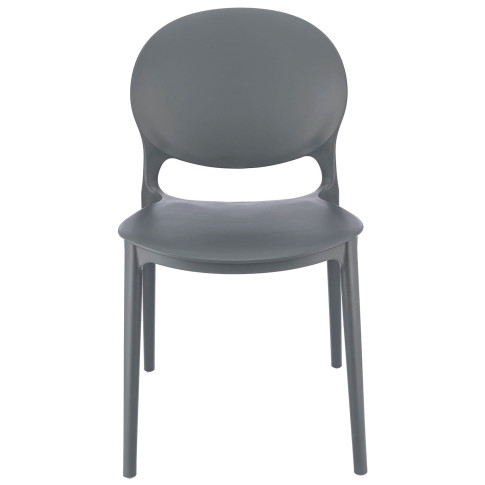 szare krzesło nowoczesne Iser