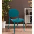 przykładowe wykorzystanie minimalistycznego niebieskiego krzesła Iser