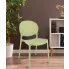 jasnozielone krzesło nowoczesne do salonu Iser