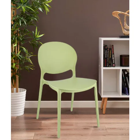 jasnozielone krzesło nowoczesne do salonu Iser