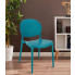 niebieskie krzesło restauracyjne tarasowe Iser