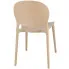 beżowe krzesło ogrodowe jednokolorowe Iser