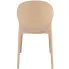 beżowe krzesło polipropylenowe Iser