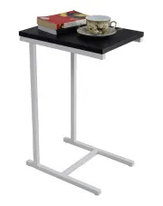 Wysoki stolik pod laptopa Elys 5X - biały + czarny  w sklepie Edinos.pl