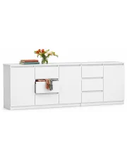 Biała długa komoda 200 cm - Mombi w sklepie Edinos.pl