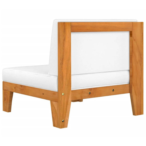 Fotel ogrodowy Arkano 4X z kremowymi poduszkami