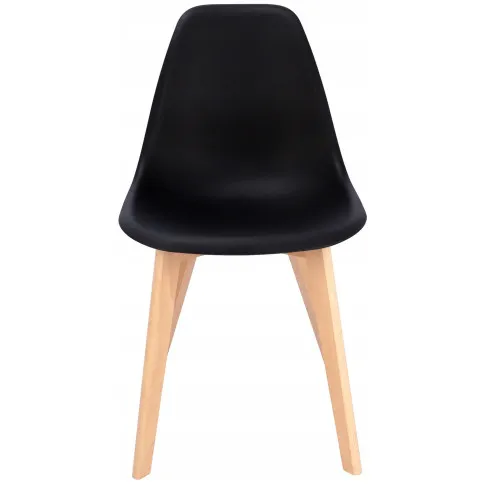 czarne krzeslo skandynawskie drewniane fova