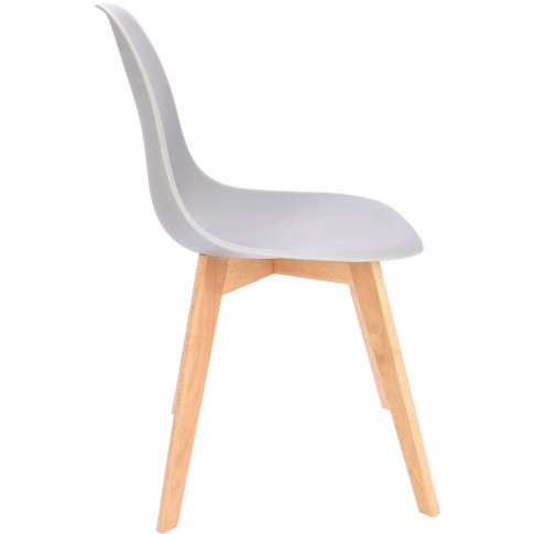 szare krzesło nowoczesne do kuchni Fova