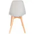szare krzesło skandynawskie kuchenne minimalistyczne Fova
