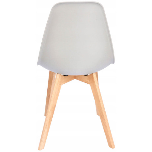 szare krzesło skandynawskie kuchenne minimalistyczne Fova