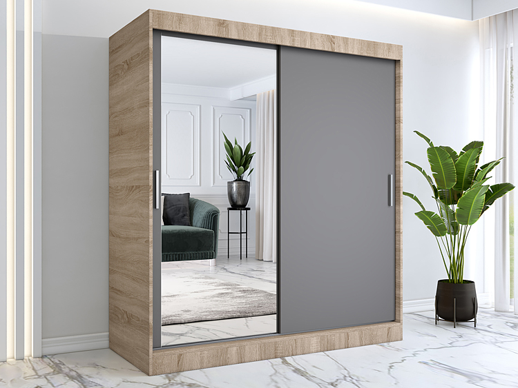 Przesuwna szafa na ubrania Seko 5X