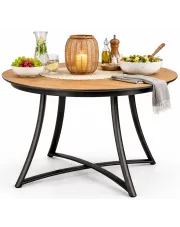 Rozkładany stół Stuart - dąb złoty w sklepie Edinos.pl