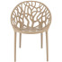 ażurowe krzesło z motywem drzewa kuchenne tarasowe ogrodowe Moso